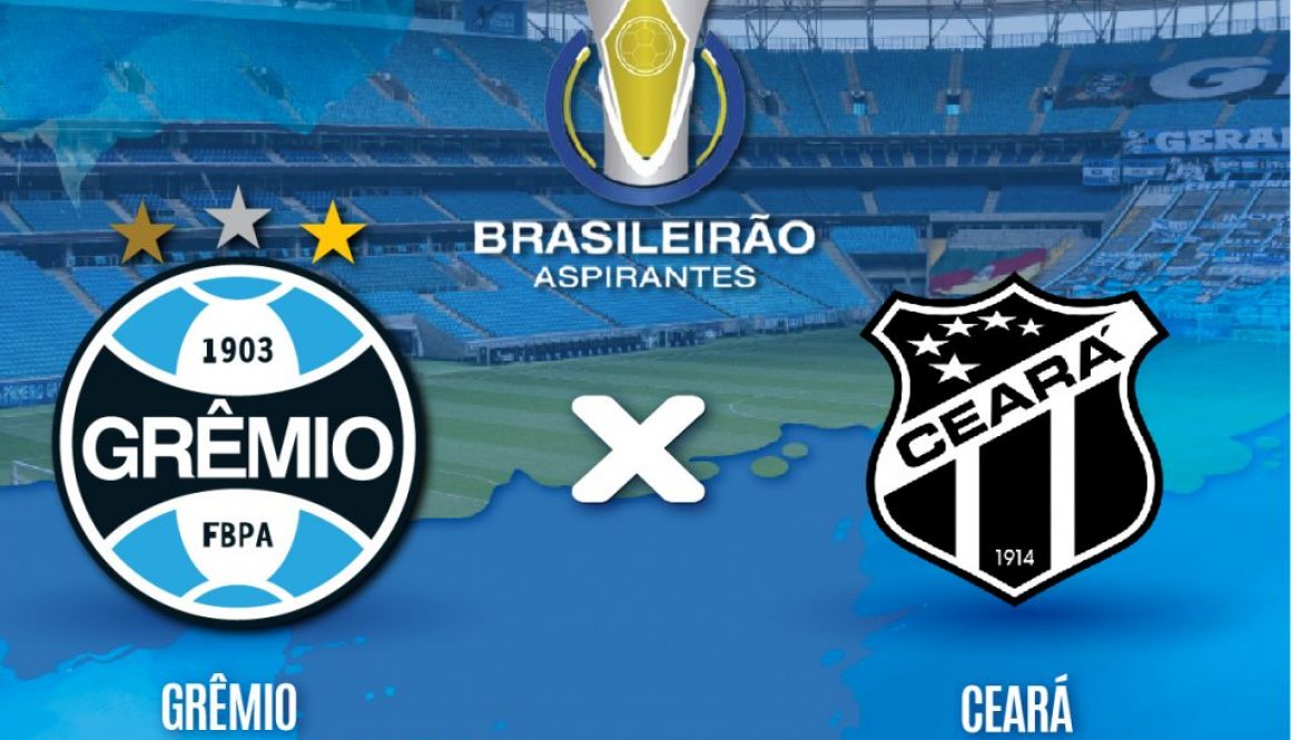 Arena do Grêmio recebe a partida Grêmio x Ceará pela Final do Campeonato Brasileiro de Aspirantes nesta quarta-feira (27)